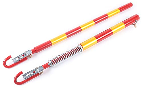 Begoniape Barra de remolque de 5 toneladas, acero con función de amortiguación, barra de remolque de 175 cm para coche, tractor, coche, AHK