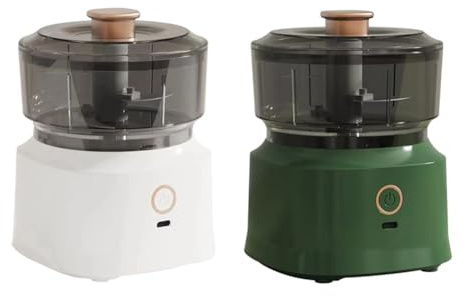 Uanratg 350ML Schiaccia Aglio Elettrico Frantoio USB Pressione di Ricarica Taglierina per Staccabile Automatico Mini Cucina B