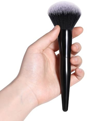 Großer Puderpinsel, Make up Pinsel, Großes Flauschiges Puderrouge, Professioneller Fixierpuderpinsel, Puderpinsel Groß Zum Fixieren Von Puderkonturen Im Gesicht