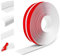 Moulure décorative moulure murale adhesive protection angle mur baguette d'angle PVC plinthe souple pour les murs sols protection des bords (20mm×3m, Blanc)
