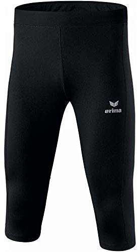 Erima Unisex Kinder Performance 3/4 Laufhose (8290702), schwarz, 164