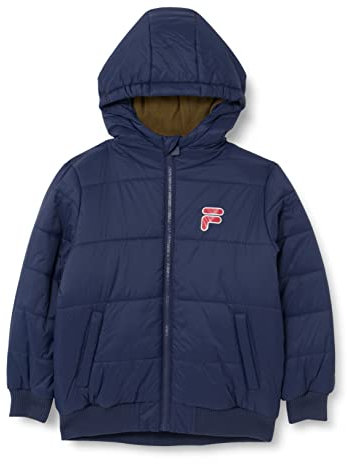 FILA Unisex Kinder Bodrum Jacket Padded, Medieval Blue, 98/104
