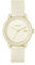 Lacoste Analog Quarzuhr für Damen Kollektion Lacoste.12.12 GO mit Champagnerfarbenes Silikonarmband - 2001288