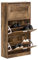 SoBuy FSR137-L-F Schuhkipper Schuhablage Schuhschrank mit 3 Klappen Schuhregal schmal Schuhkommode BHT ca. 60x115x23cm