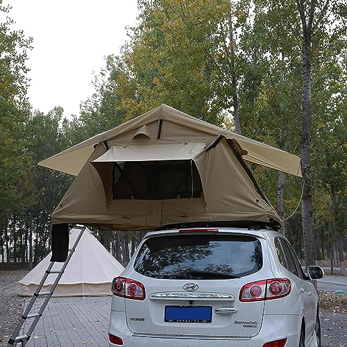 TentHome Softshell Dachzelt Autodachzelt Zelt Autozelt mit weicher Außenhülle für 2-3 Personen