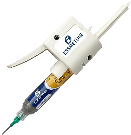 Lötpaste Kleberspender für 10cc Lötpaste Flux, Extruder für Spritze Lötpaste, (Einzelkleberspender, Lötflussmittel ausgeschlossen)
