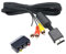 WICAREYO 1,8 M / 5,9 Fuß AV Kabel TV RCA Composite Kabel mit 3RCA zu Scart Adapter Konverter Kompatibel für PS2 PS3