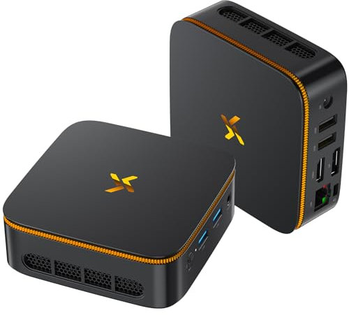 Huidun H50 WiFi 6 Mini PC W-11 Pro, Intel Twin Lake N150 (hasta 3,60 GHz), 16 GB DDR4, 512 GB M.2 SSD, Mini Ordenador, Doble Pantalla 4K HDMI+DP, WiFi 6, BT 5.2, Doble Gigabit Ordenador de sobremesa