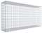 GABIONA - Gabione 200 x 100 x 40 cm - Gabionenkorb mit Maschenweite 5 x 10 cm - Verzinkter Drahtkorb ist korrosionsbeständig