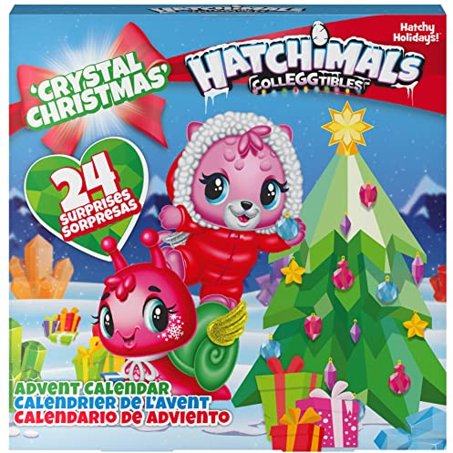 Hatchimals CollEGGtibles - Calendario de Adviento con Personajes exclusivos y Accesorios de Manualidades de Papel, para Edades de 5 años en adelante