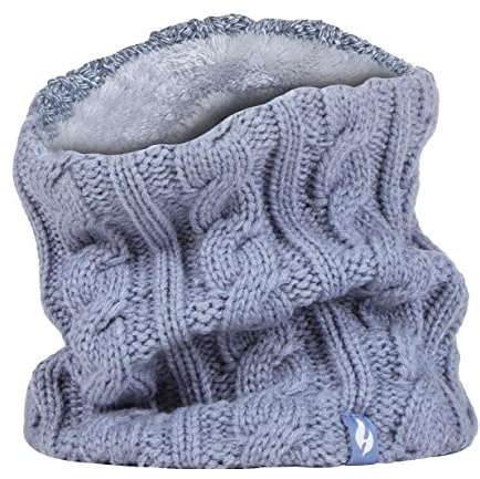 HEAT HOLDERS - Women's Thermal Winter Neck Warmer - 3.5 tog - One size (Dusky Blue)