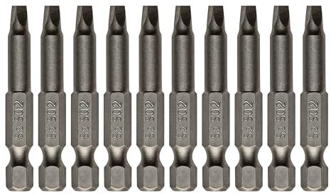 VESTTIO Square Head SQ2 Screwdriver Bit Set, 10-Piece, 1/4 Hex, 2-Inch