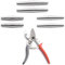 GisWell 6 Stück Edelstahl Ersatzfedern Set, Gartenschere Feder 6CM 7CM 8CM,Verbesserte Schnittleistung, Ersatzfedern für Gartner und Heimwerker,Gartenwerkzeug-Zubehör