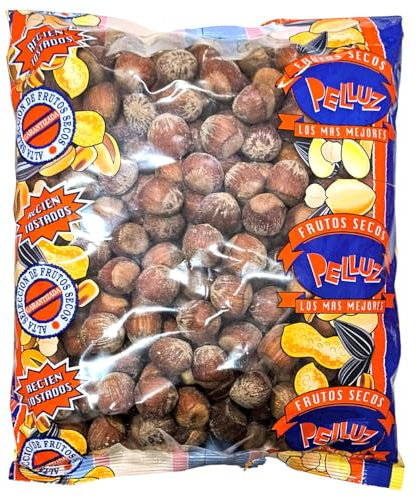 Avellanas Tostadas con Cáscara 1 Kg - Avellana cascara- Marca Pelluz