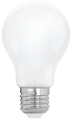 Eglo ampoule LED E27 verre dépoli, lampe à économie d'énergie classe
