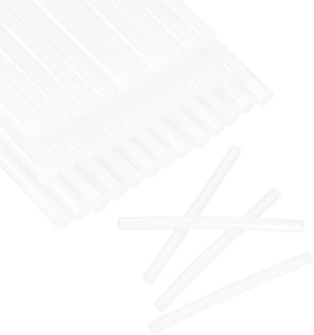 QUARKZMAN 30pcs Mini Sticks Di Colla A Caldo 0.3x3.9 Sticks Per Pistola Per Colla A Caldo Adesivo A Fusione Per DIY Artigianato Sigillatura Riparazione Decorazione Festiva, Trasparente