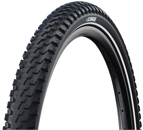 Schwalbe Marathon Plus MTB Performance Line - Neumático para Bicicleta, Color Negro/Reflex, 29 x 2,35