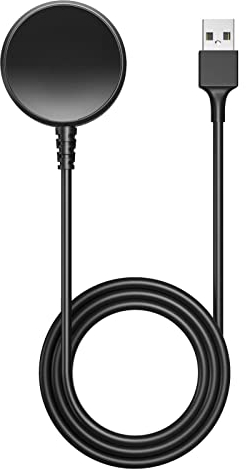 MoKo Ladegerät Kompatibel mit Samsung Galaxy Watch 7/Ultra/FE/6/6 Classic/5/5 Pro/4/4 Classic/3/Active 2/Active, Induktive Ladestation mit 100cm USB Ladekabel