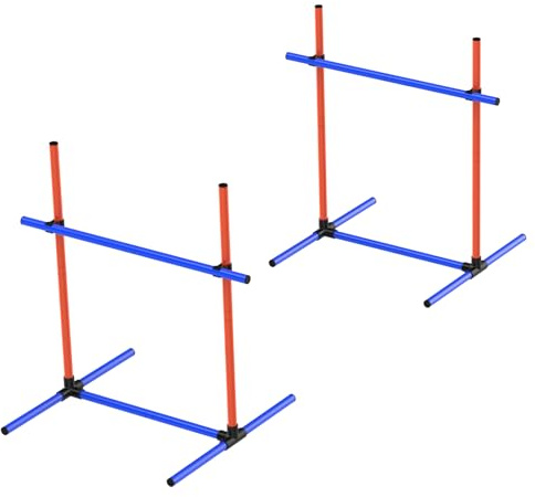 Uzpomel Dog Agility Equipment Set with Tunnel & Obstacles for Training