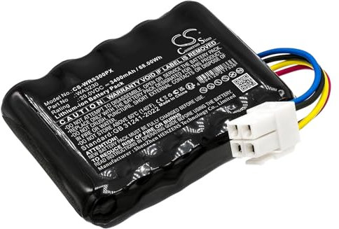 Cameron Sino NEU 3400mAh Ersatz Akku für Worx S300, S 390m2, S Basic, S300i, S450i, S500i, S700i, WR100SI, WR101SI, WR102SI, WR103SI, WR104SI, WR105SI, WR105SI.1, WR106SI, WR115MI