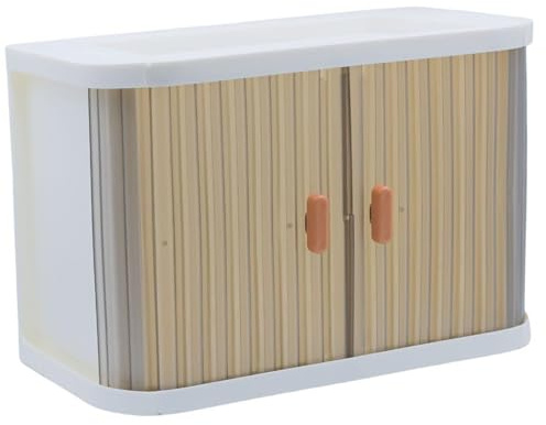 Armoire de poupée, Placard de poupée, Meubles Maison en Plastique Simulation à 2 Portes avec cintres et Tringle Rangement pour vêtements Bricolage, 10, 6 x 7, 2 x 6, 4 Pouces
