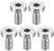 PATIKIL 1/4-20 Filettatura 16mm Lunghezza Fotocamera Rapido Rilascio Vite Treppiede Vite 5pz Acciaio Inossidabile Piatta Scanalatura Viti per DSLR Fotocamera Rig Accessori Argento