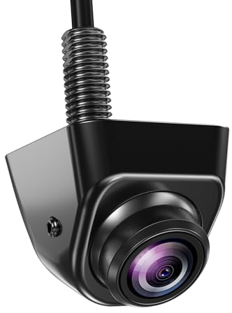Camister 360°+ 90° Einstellbare HD Rückfahrkamera, AHD 720P Rückfahrkamera Auto, 170°Fischaugenlinse Nachtsicht, Metallgehäuse IP68 Wasserdicht, 12V-24V Rückfahrkameras für SUV, Wohnmobil, Van, Pickup