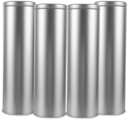 YAYODS Kaffeepads Dose 22.5 x 6.5 cm - Aufbewahrung für Kaffeepads, Kaffeebohnen, Frischgemahlener Kaffee oder Kapseln - 4 Stück