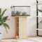 ZEYUAN Aquariumständer Sonoma-Eiche 60,5x36x72,5 cm Holzwerkstoff, Aquarium Unterschrank, Aquarium Schrank, Aquariumschrank, Aquarium Tisch, Aquarium Stands