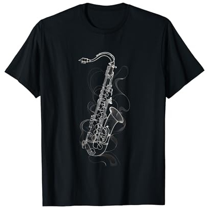 Graphique saxophone cool T-Shirt