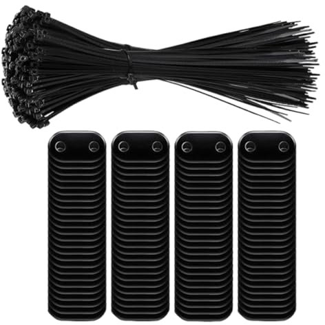 Kit de Fixation pour Clôture | Support de Fixation en PVC pour Clôture Privative,Accessoires Résistants aux UV et Intempéries pour Garde-Corps de Balcon, Terrasse et Jardin