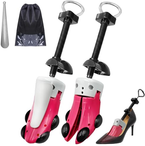 VIVEBEI Shoe Stretcher for Women and Men with Wide Feet, Shoe Tree Width and Length Adjustable 4-way Stretch