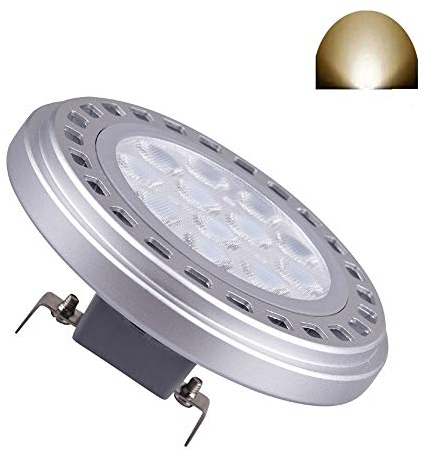 Led AR111 Birne G53 Scheinwerfer 15W 30 ° Abstrahlwinkel Tageslicht 4000k SMD 15 LEDs Eingangs AC DC 12V ES111 QR Spot Reflektor Schienenleuchten 1200Lm 100w Halogenlampe Ersatz