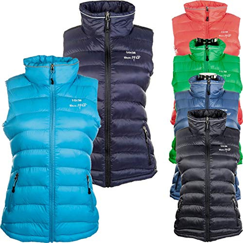HKM Unisex Extra Light Chaleco de montar Azul Oscuro/Rosa Oscuro XXL