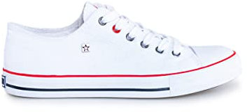 Big Star Klassische Damen Turnschuhe Weiß T274022 (39)