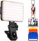 K&F Concept 84 LED Selfie Light Portable Video Light with Clip & Camera Tripod Adapter CRI 95+, Rechargeable 2000mAh 3 Light Modes for Phone Laptop TikTok Makeup