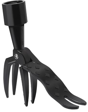 DOVAKO Weed Remover Tool, Stand Up Weed Puller Tool, Weeding Tool with 4 Claw Head Design, Easily Root Remove Weeds Without Bending, Pulling, or Kneeling for Garden (No Handle)