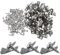 100 Stück Zaundrahtklemmen, Kabelschellen Zum Schrauben, Kabelschellen mit Schrauben, Edelstahl Cable Clips, Drahtklammern für Metallzaun und Holzzaun