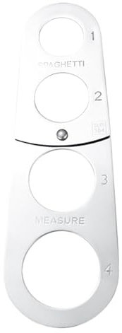Herramienta para medir espaguetis, medidor de espaguetis de acero inoxidable | Medidor de pasta plegable de acero inoxidable - Gadget de control de porciones Medición precisa Herramienta de medición d