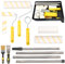Gemsaya Paint Roller Set, 12PCS Paint Rollers and Trays Sets, 9 inch Rollers for Painting with Extension Pole, Paint Brush, 4 inch Extendable Paint Roller Kit for Painting Walls, Ceiling, Doors