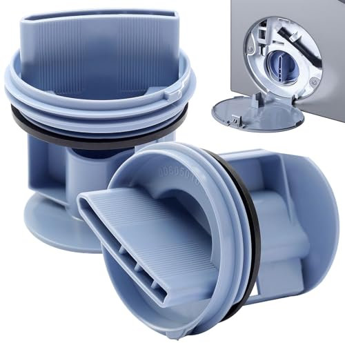 deegbbyi 2 Pezzi Filtro Lavatrice, Filtro Lanugine, Filtro Tappo Pompa di Scarico, Lavatrice Pompascarico Filtro, Lava bucato Pompa di Scarico Filtro Accessorio, Filtro Ricambio Adatto per Lava
