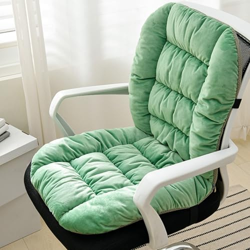 Coussin de Siège Chauffant, Siege Chauffant Coussin avec 9 Niveaux de Chaleur et Minuterie, Chauffe Dos Idéal pour le Dos Taille Hanches et les Cuisses(Green)