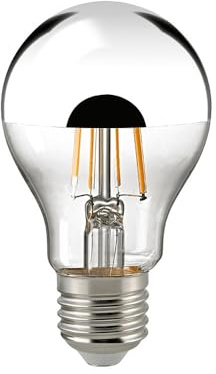 Sigor LED-Filament Kopfspiegellampe E27 7W silber