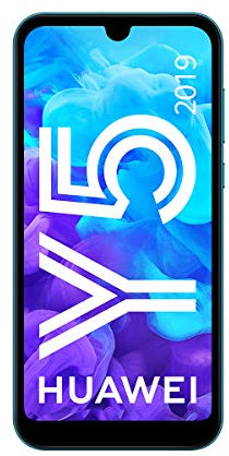 Huawei, Y5 2019, Smartphone Débloqué, 4G, (5,71 Pouces, 16 Go, Double Nano SIM + MicroSD, Android 9.0) Sapphire Blue [Version Française]