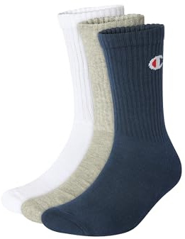Champion Core 3pp Crew Calcetines Unisex adulto (Pack de 3)
