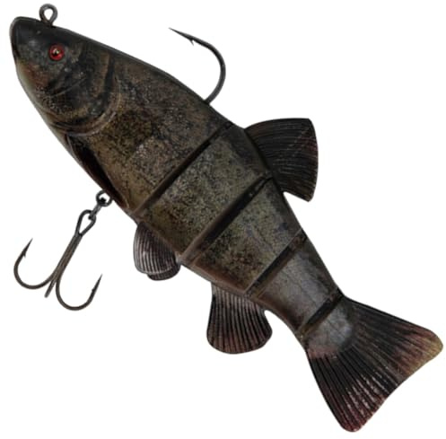 Fox Rage Replicant Jointed Tench 14cm Super Natural Tench Gummifisch
