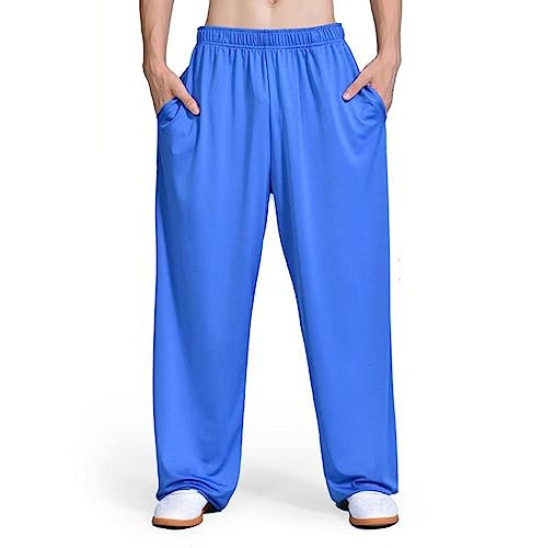 Pantaloni Kung Fu Pantaloni Tai Chi E Wing Chun per Donne E Uomini Pantaloni Sportivi Pantaloni per Arti Marziali Leggeri E Lisci,006,XXL