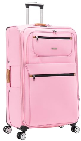 32 Extra Large Suitcase Super Lightweight Luggage 20% Expandable 4 Wheels Spinner 3-Digit Combination Lock Soft Shell Luggage Check in for 30kg