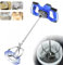 2600W Handheld Portable Paddle Mixer， Cement Mortar Mixer with M14 Spiral Rod, Adjustable 6 Speed Paint Mixer, Paddle Drill Mixer Stirring Tool for Mortar Grouts Paint Cement Plaster Plastering