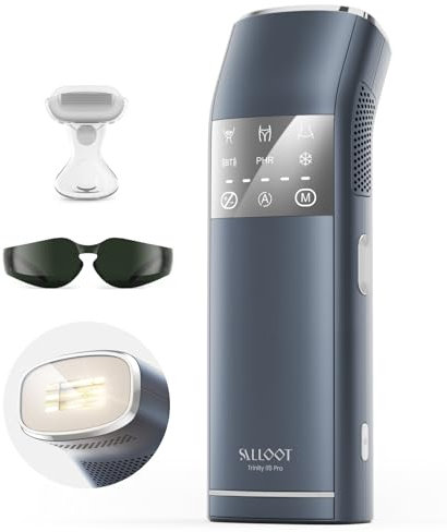 27J Duale Lichter 100W, Vierfach-Impuls IPL Geräte Haarentfernung für Männer, 2°C Saphir 16,6 cm² Eis-Kühlung, Haarlaser Entferner Dauerhaft mit PHR-Modus für Gesicht, Bikinizone, Körper, Beine, Arme